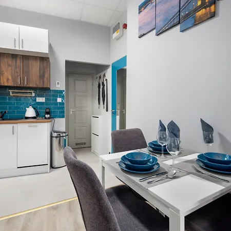 Downtown House Blue